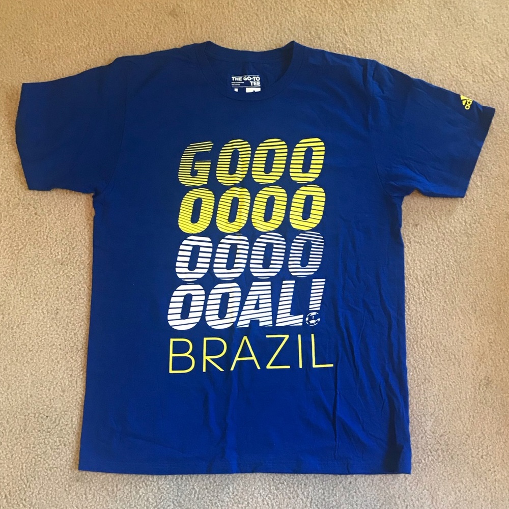 Adidas Brazil Blue T-Shirt